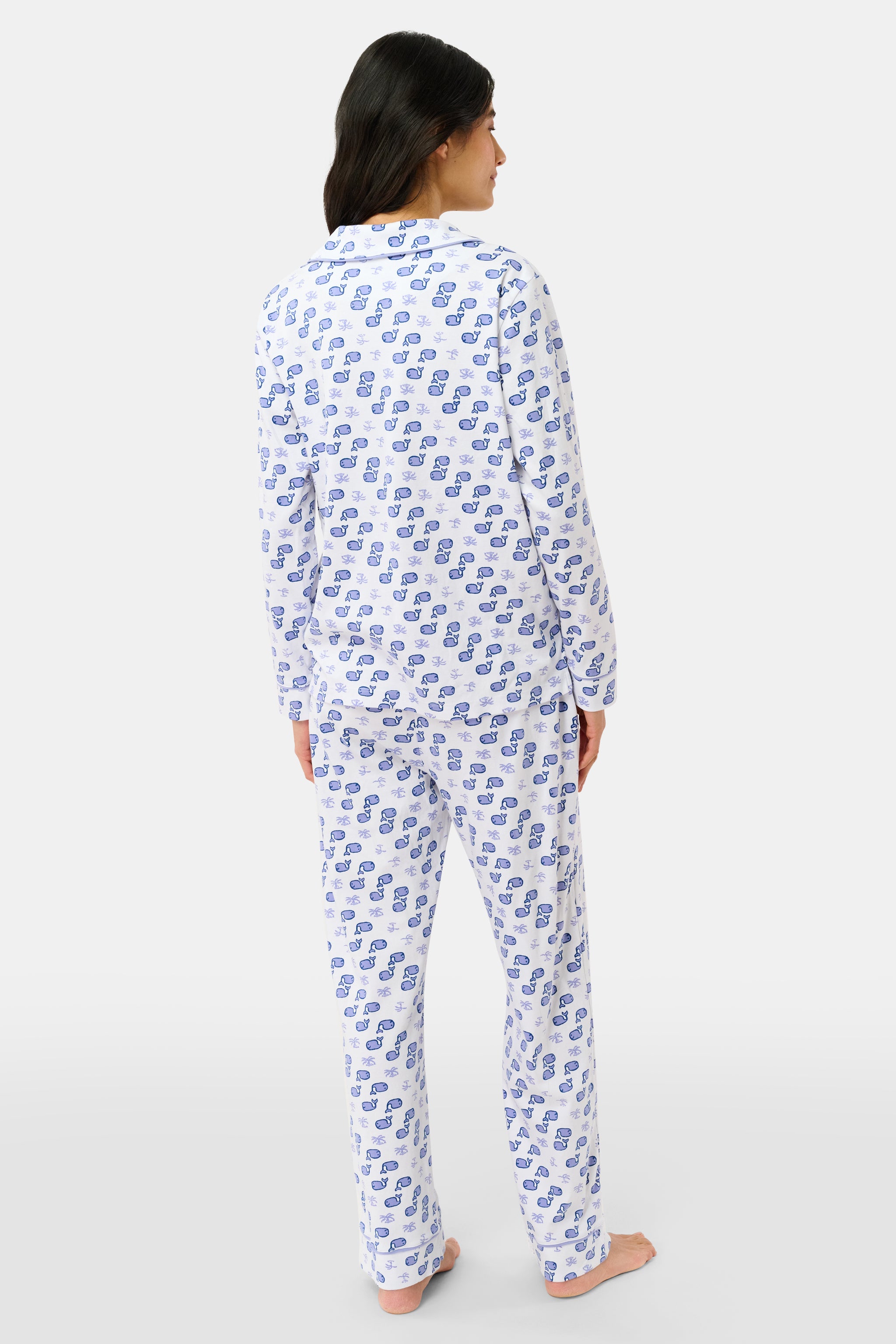 Moby Long Sleeve Polo Pajamas