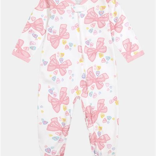 Infant Doily Beaux Zipper Footie