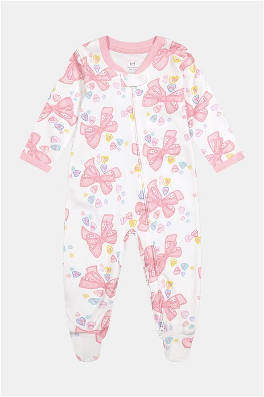 Infant Doily Beaux Zipper Footie