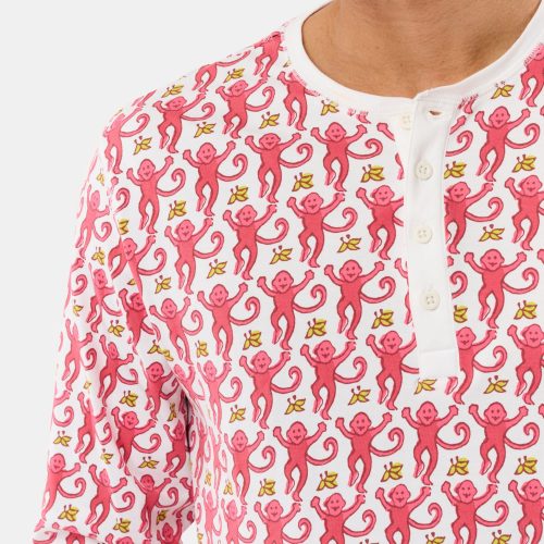 Mens Monkey Spencer Pajamas