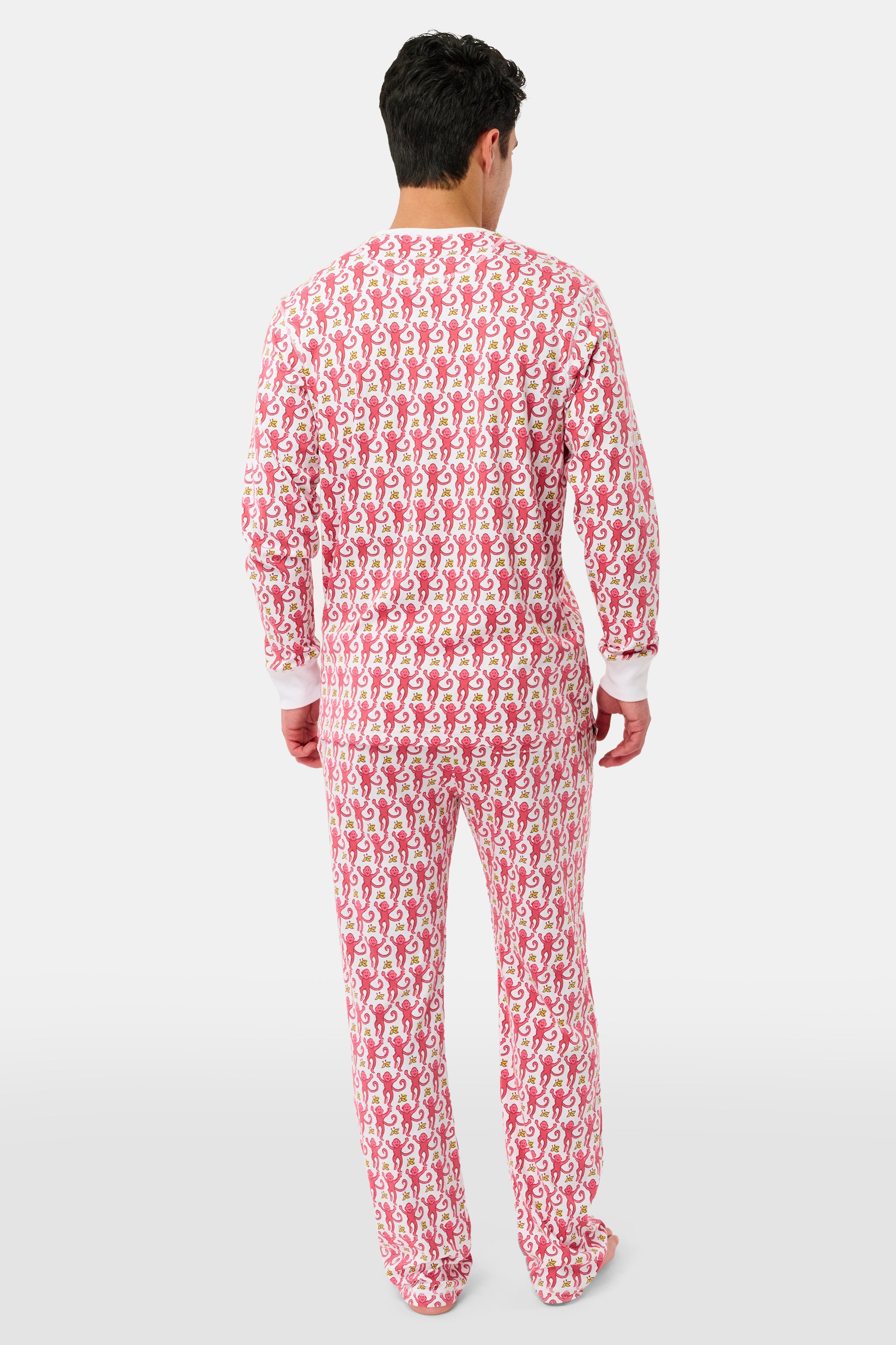 Mens Monkey Spencer Pajamas