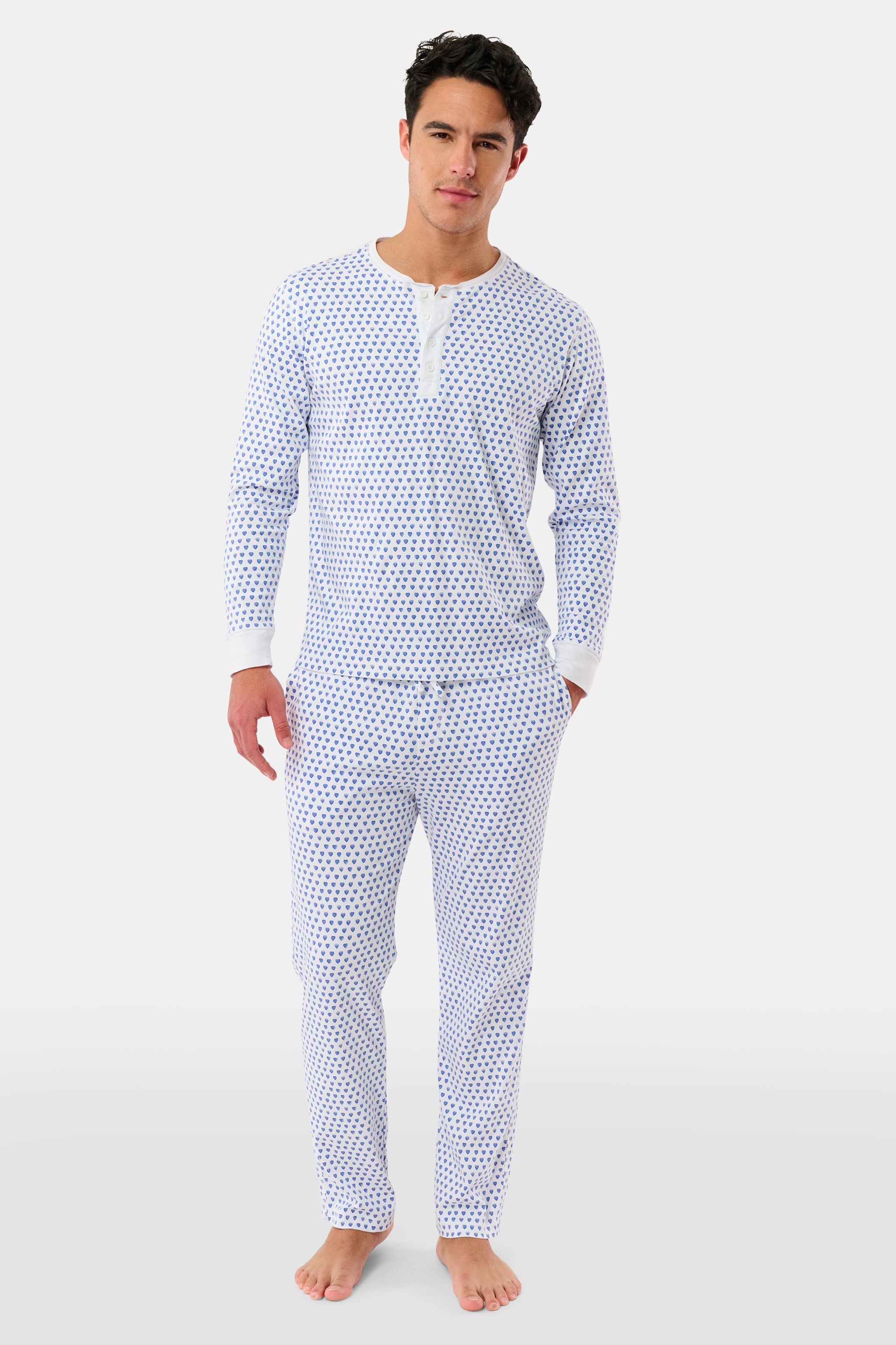 Mens Hearts Spencer Pajamas