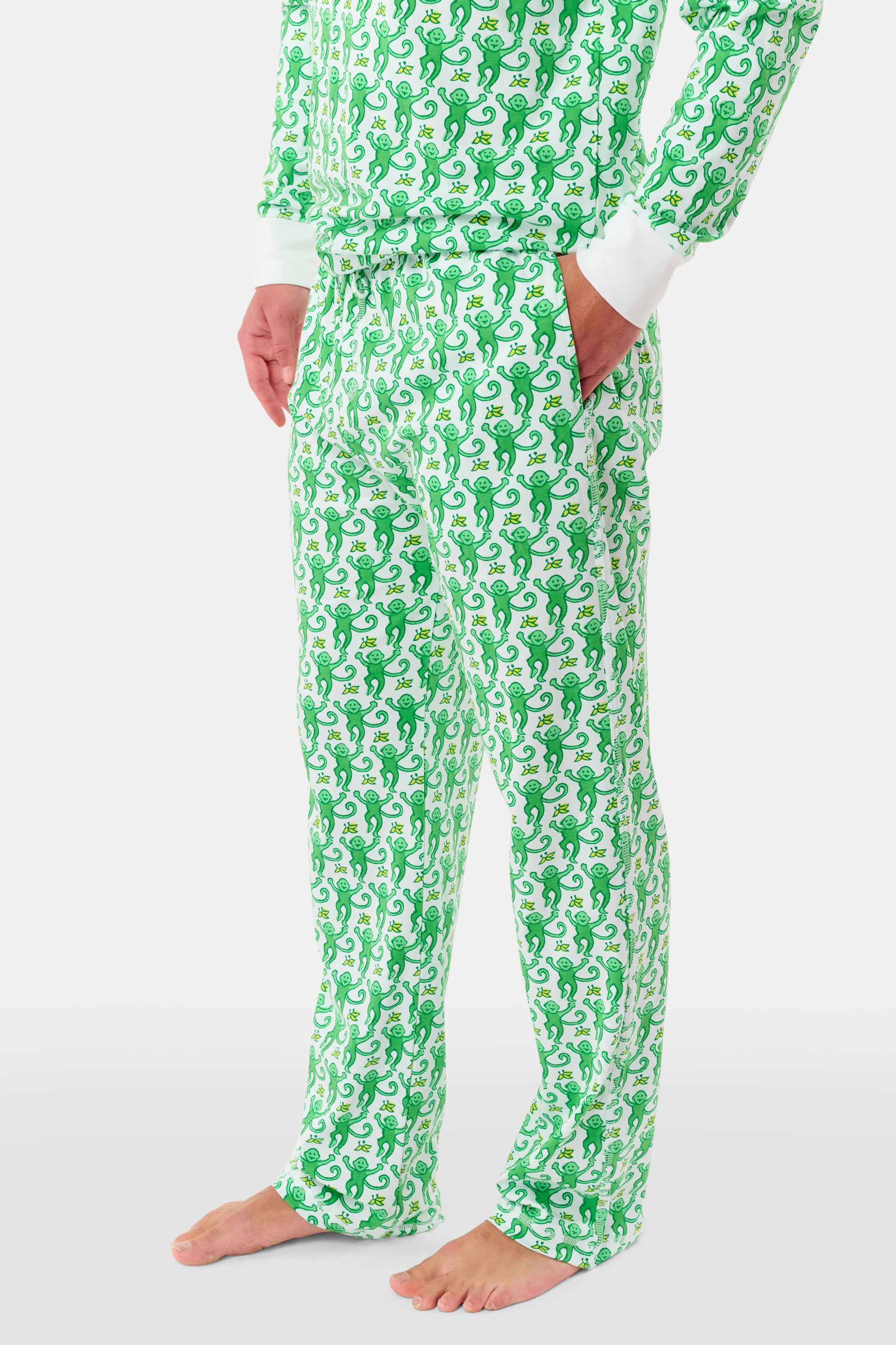 Mens Monkey Spencer Pajamas