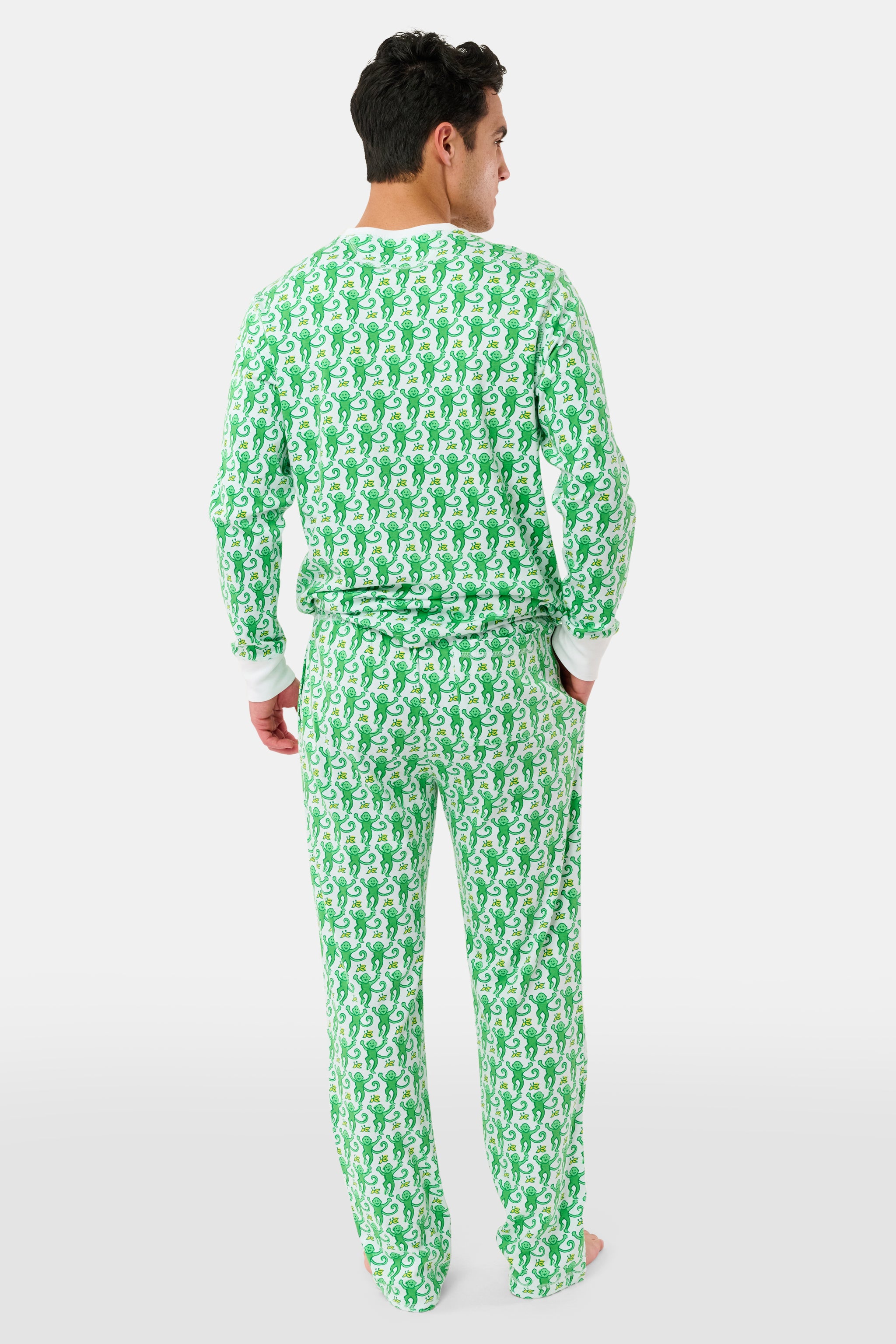 Mens Monkey Spencer Pajamas