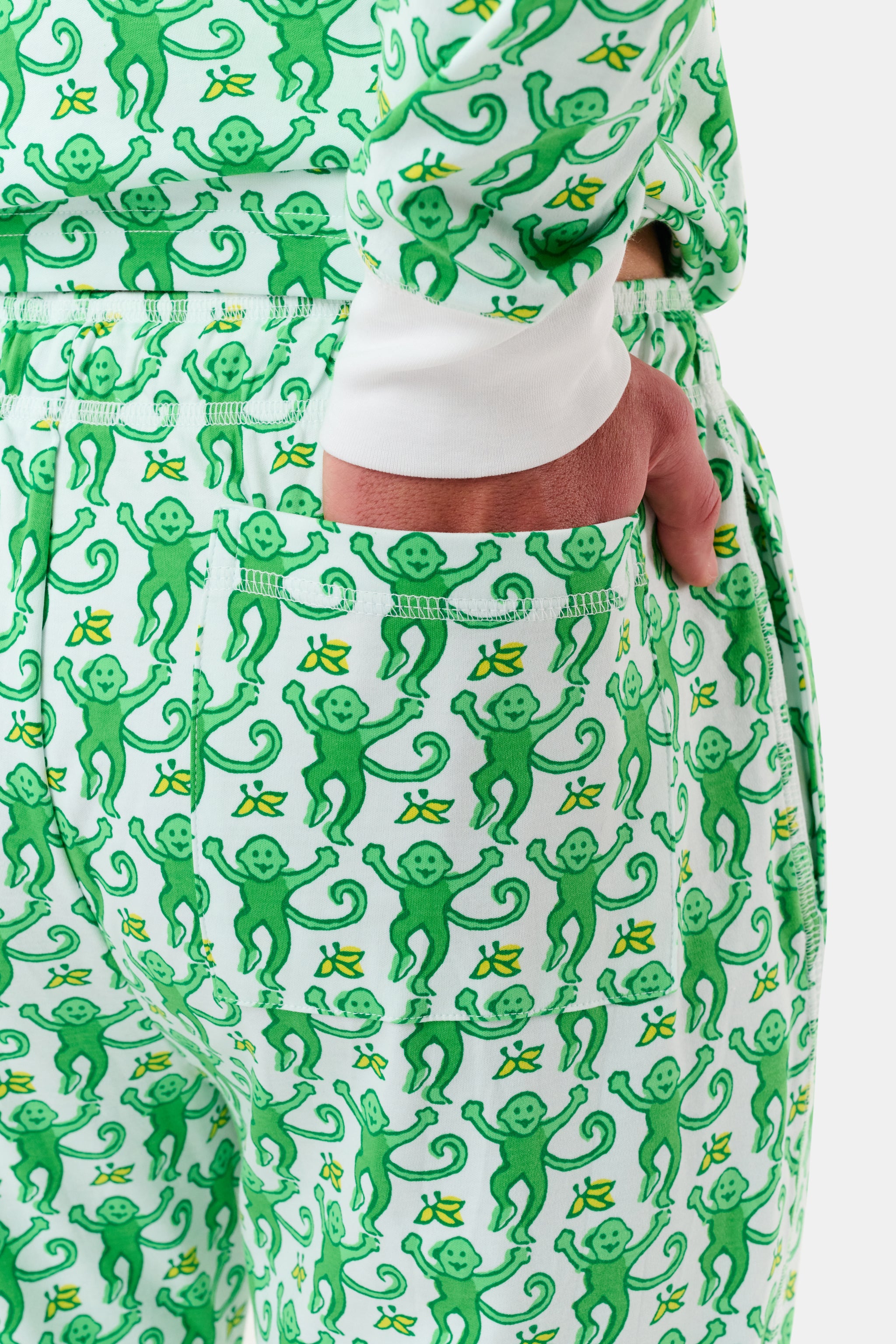 Mens Monkey Spencer Pajamas