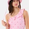 Kids Mini Hearts Bucket Hat