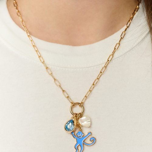 Monkey Lariat Necklace