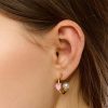 Pearl Hearts Hoops
