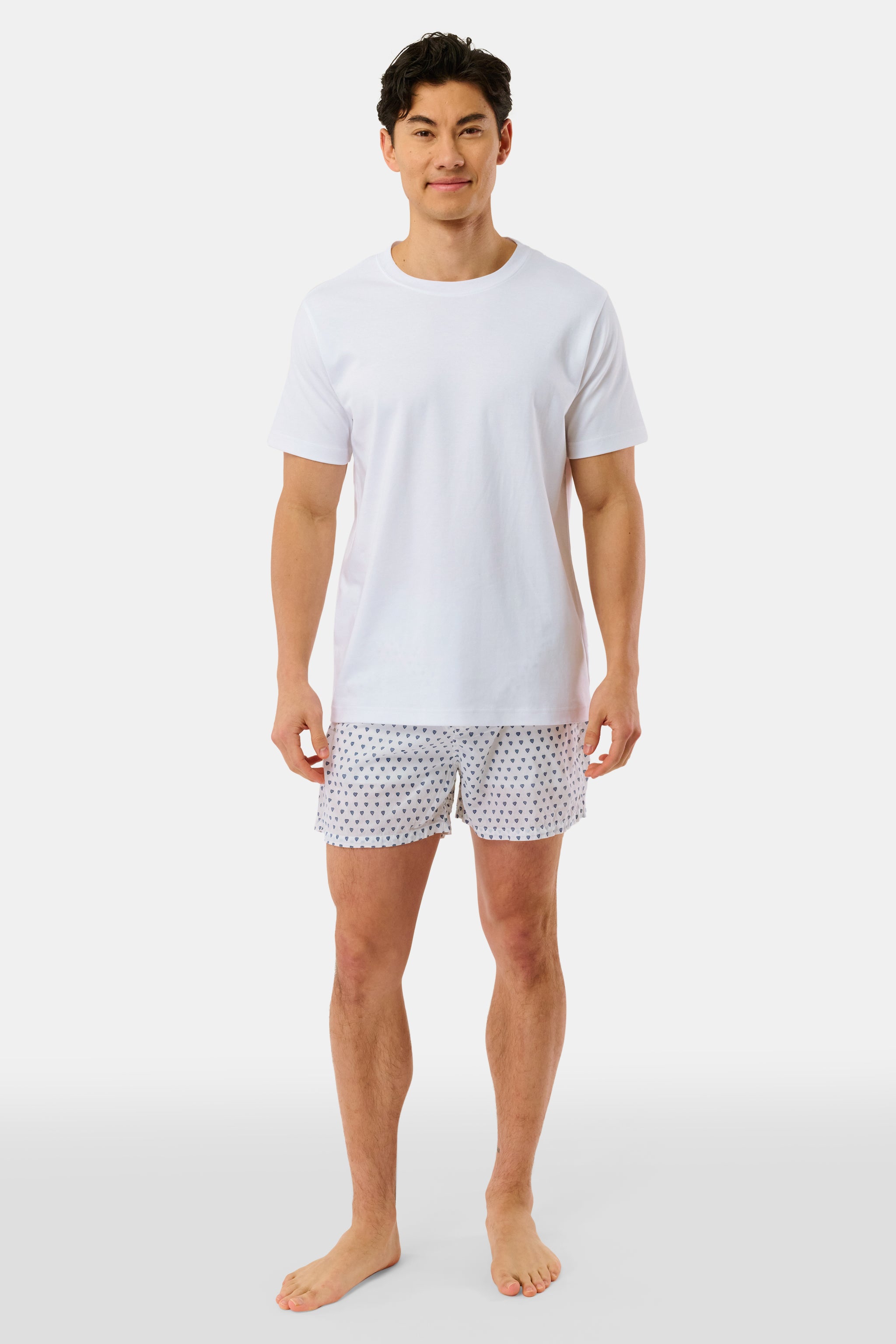 Mens Hearts Boxer Set