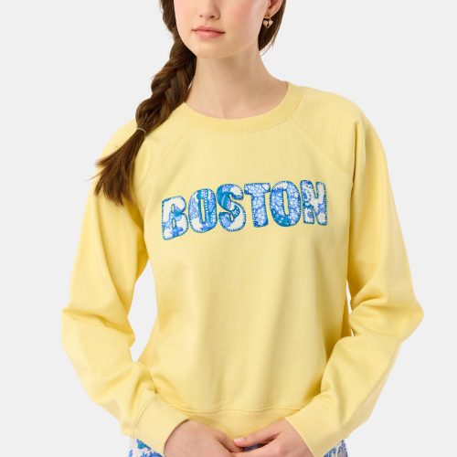 Boston Applique Crewneck