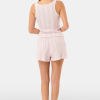 Daisy Heart Stripe Cherry Tank Set