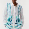 Avallon Embroidery Boyfriend Shirt