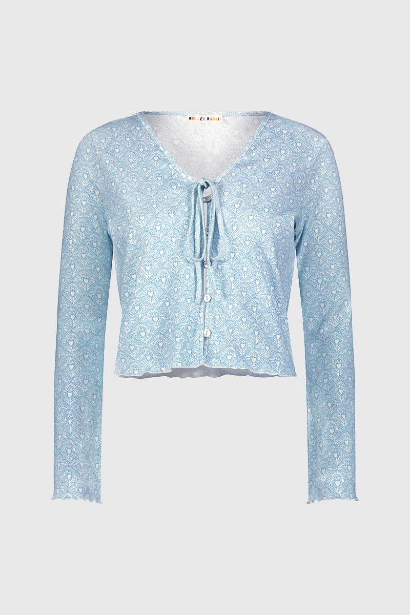 Jemina Hearts Pointelle Claire Cardigan