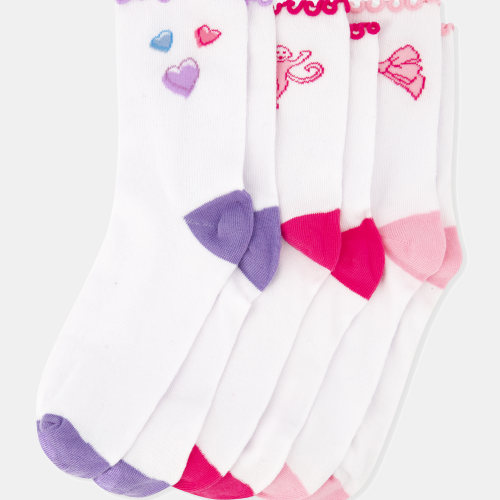 Vintage Valentine Ruffle Sock Set