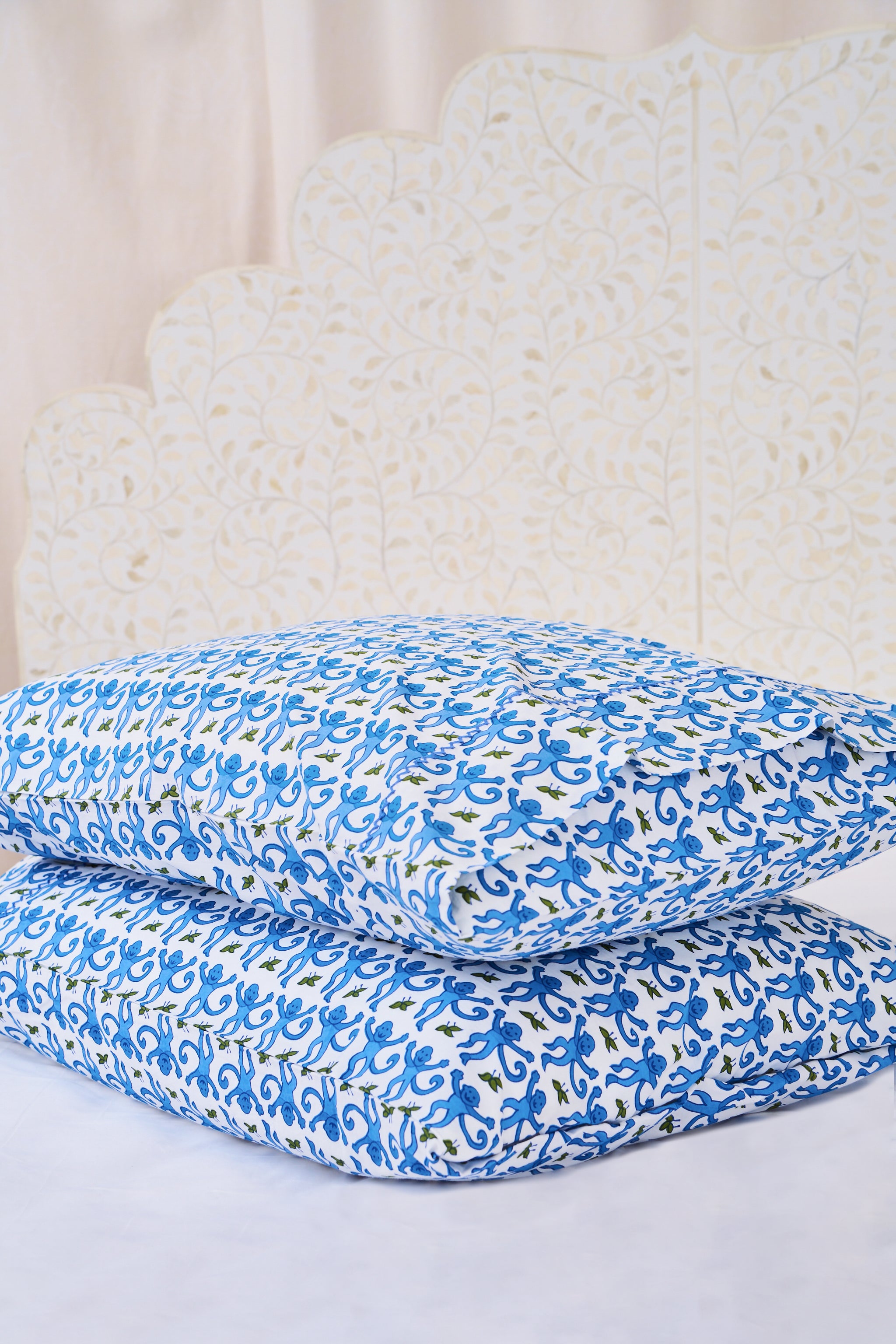 Monkey Pillowcase Set