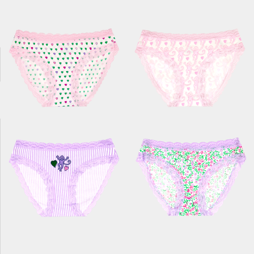 Mixed Icon Bikini 4 Pack