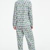 Boston Monkey Long Sleeve Polo Pajamas