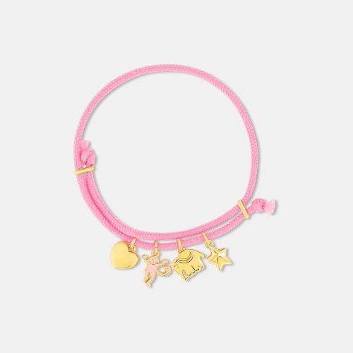 Icon Party Rope Charm Bracelet