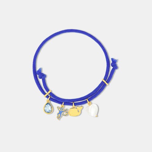 Icon Party Rope Charm Bracelet