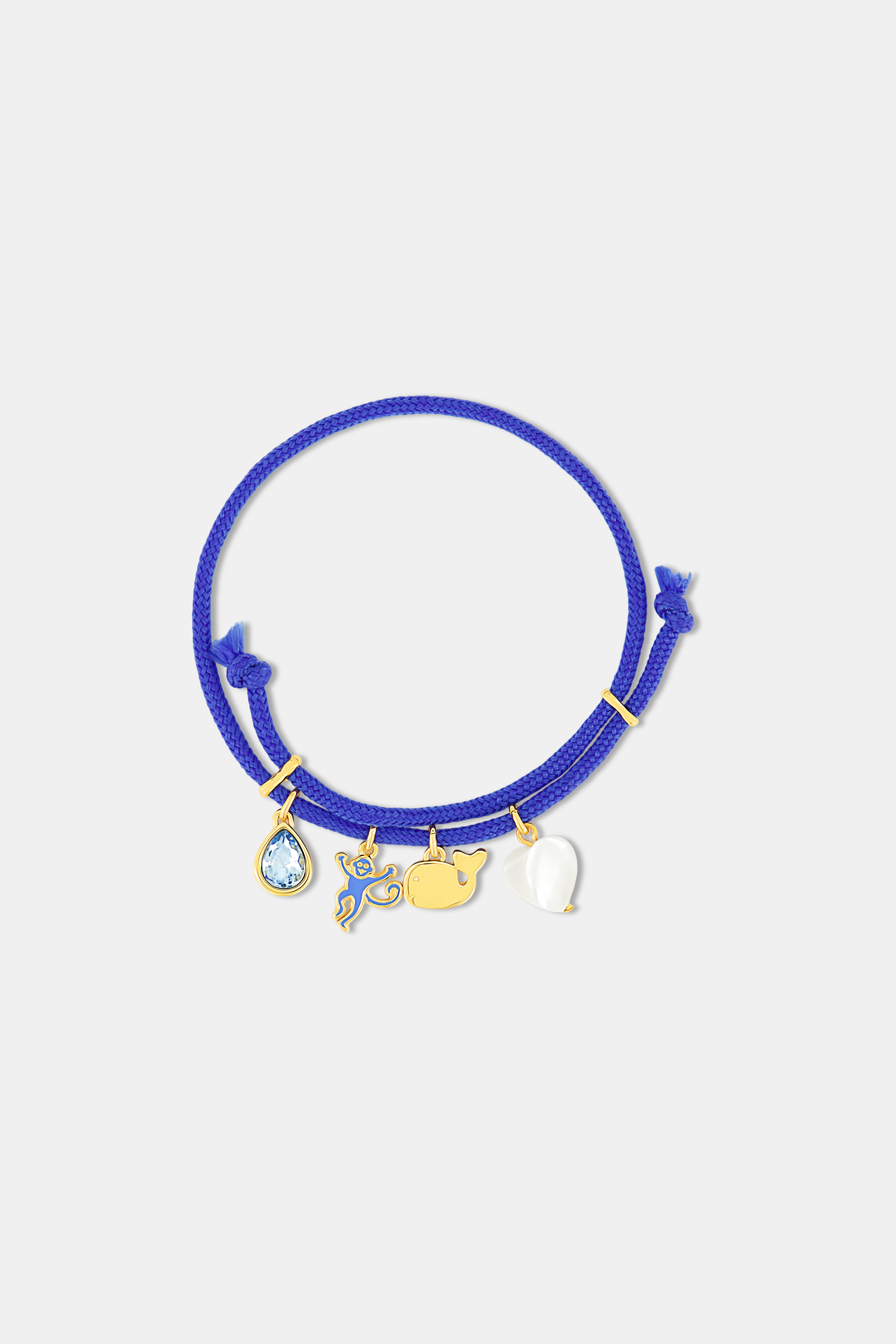 Icon Party Rope Charm Bracelet