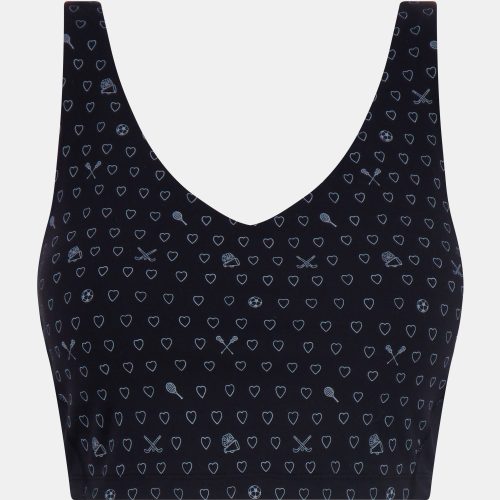 Sporty Hearts Caty Cropped Tank
