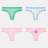 Icons Thong 4 Pack