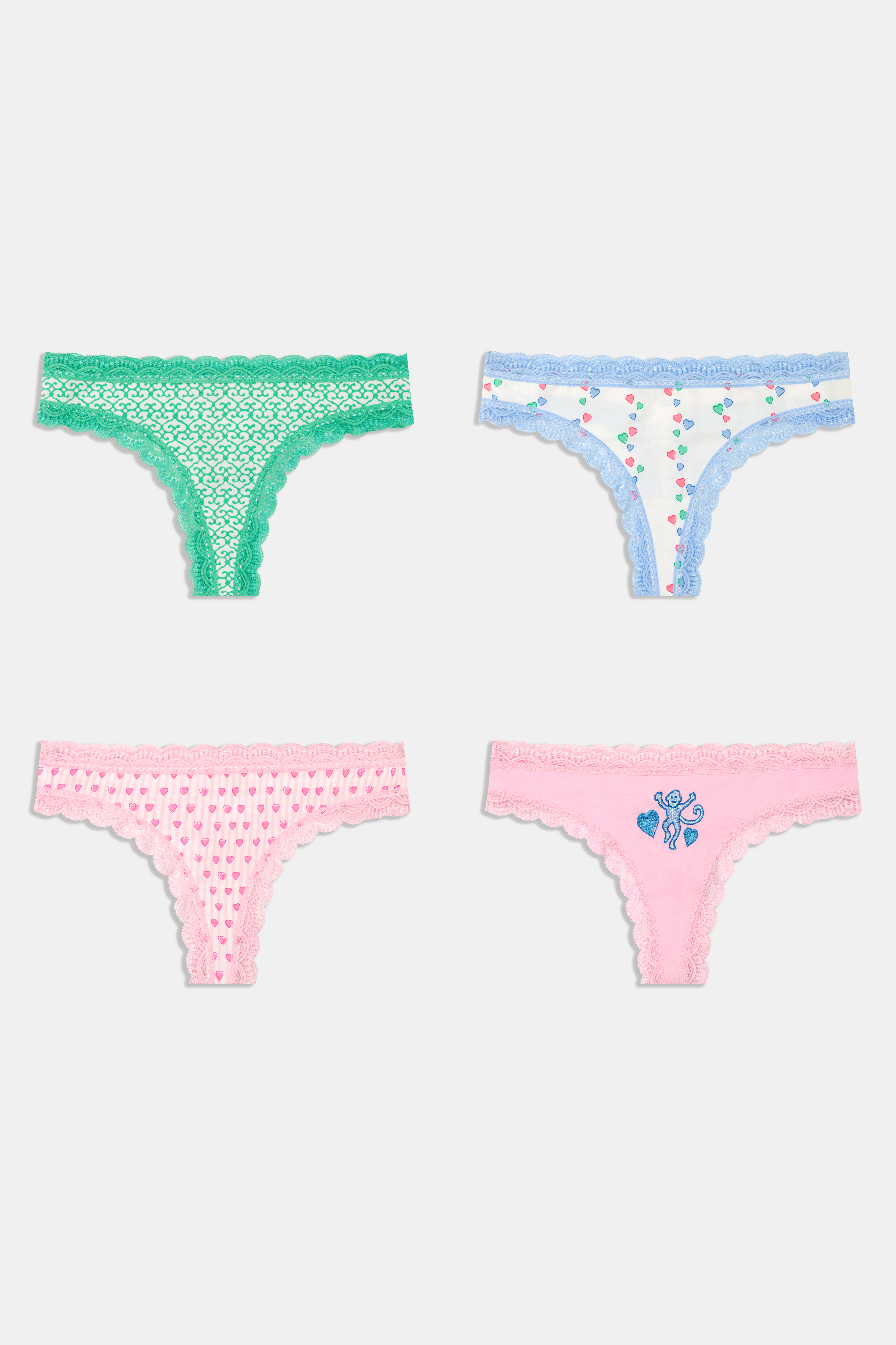 Icons Thong 4 Pack