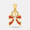 Enamel Bow Charm