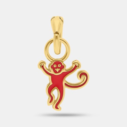 Enamel Monkey Charm