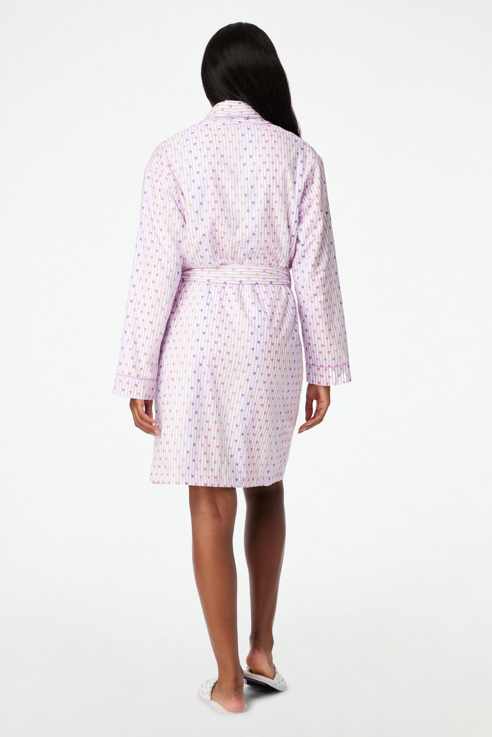 Disco Hearts Cosmo Robe