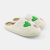Disco Hearts Fuzzy Slippers