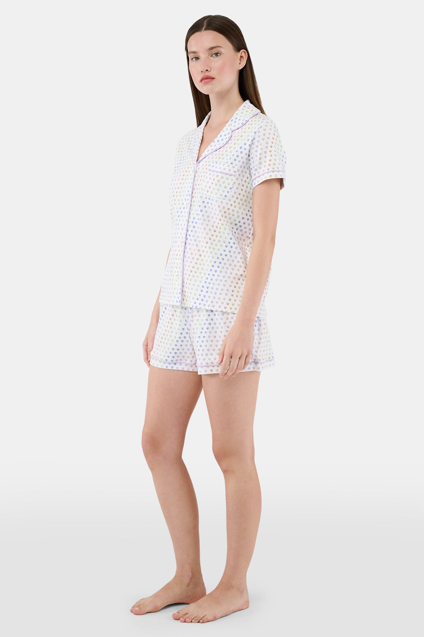Disco Hearts Polo Pajamas