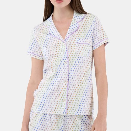 Disco Hearts Polo Pajamas