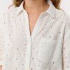 Floral Eyelet Frankie Shirt