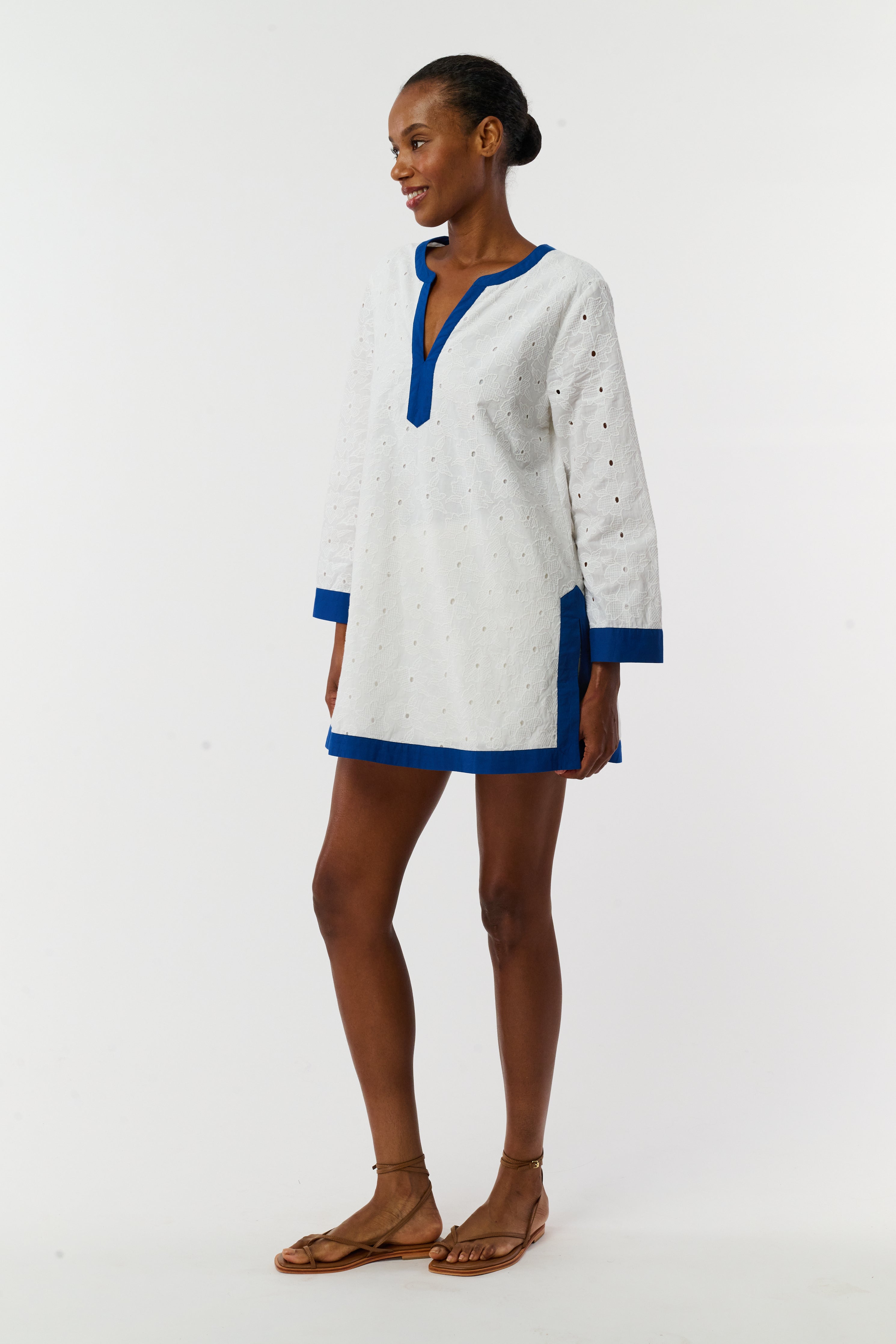 Floral Eyelet Harlow Tunic