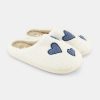 Hearts Fuzzy Slippers