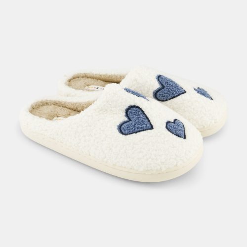 Hearts Fuzzy Slippers