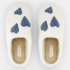 Hearts Fuzzy Slippers