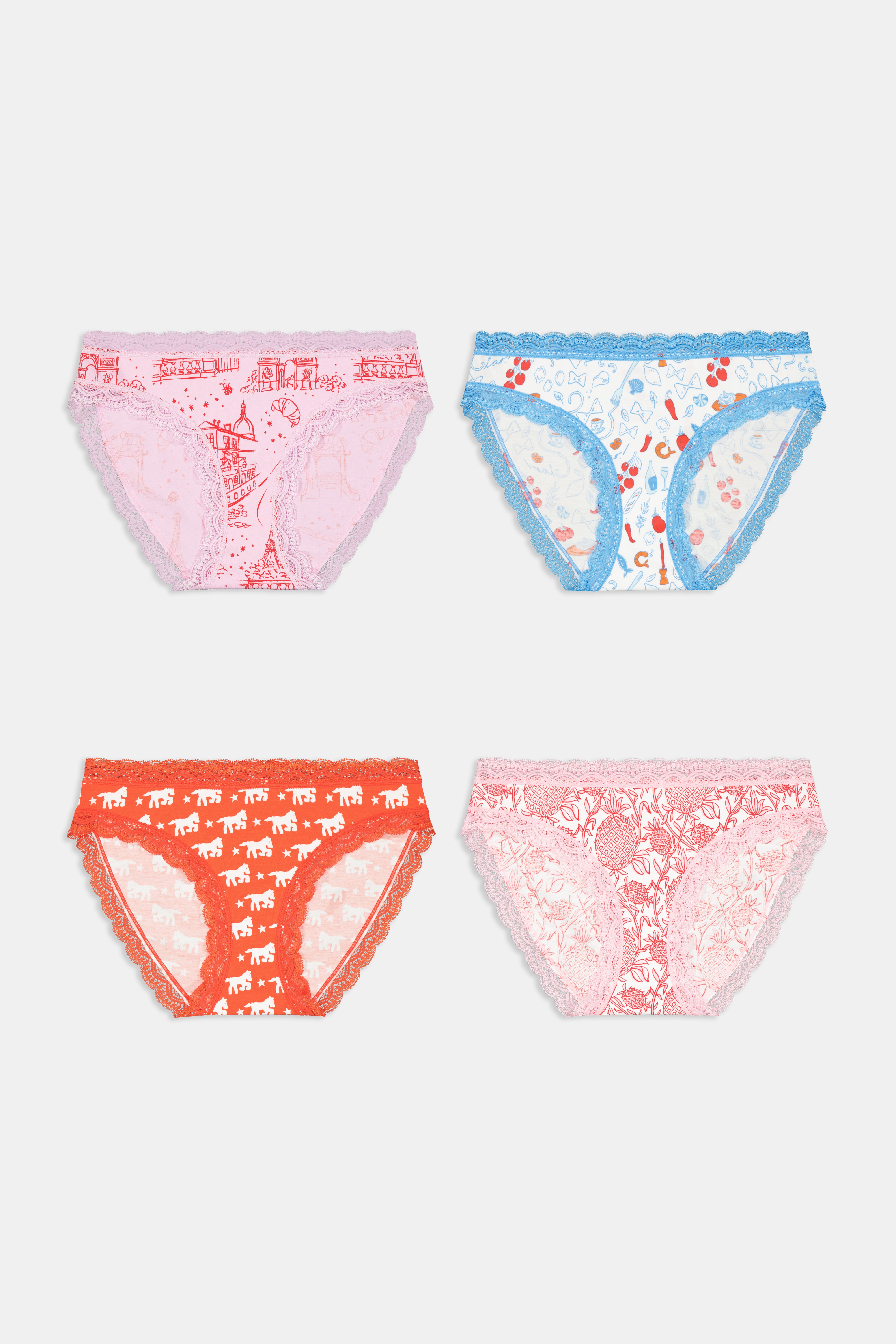 Globe Trotter Bikini 4 Pack