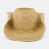 Raffia Crochet Cowboy Hat