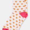 Hearts Ruffle Sock