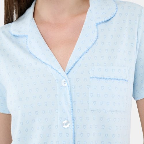 Hearts Tonal Wyatt Polo Pajamas