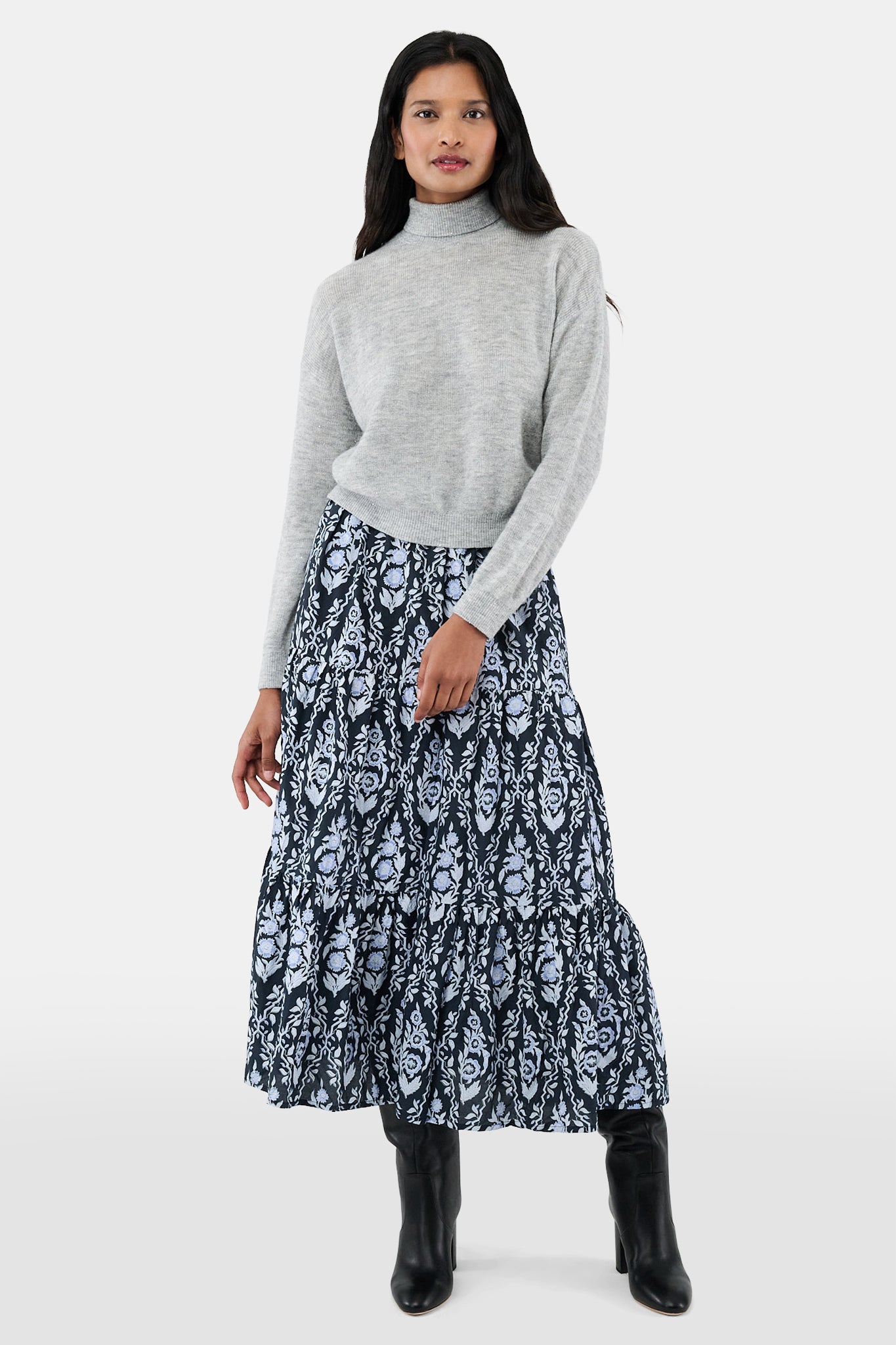 Heather Sequins Felice Sweater