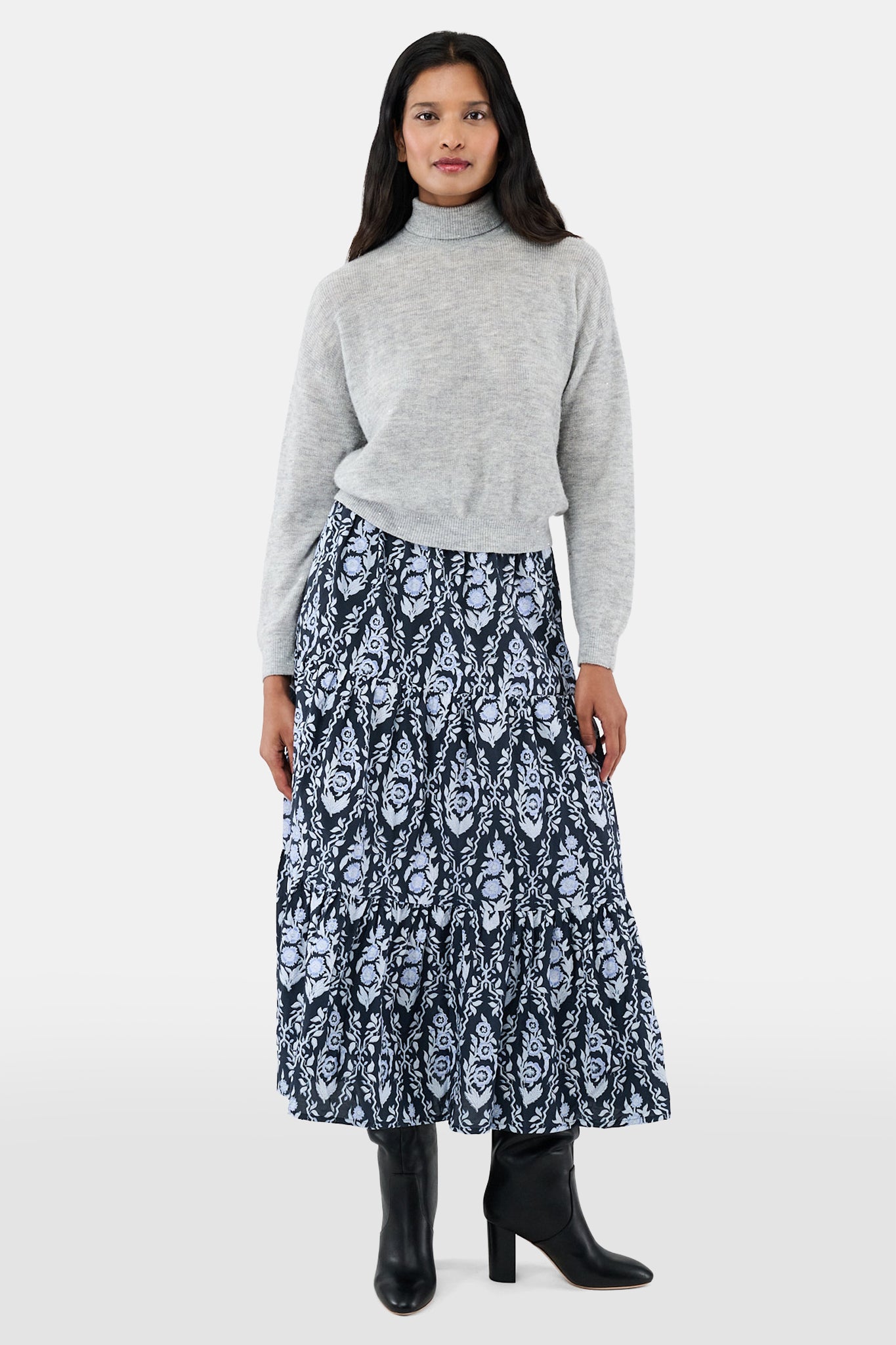 Heather Sequins Felice Sweater