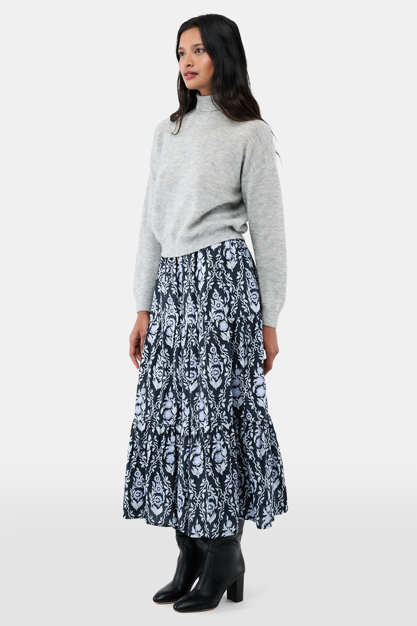 Heather Sequins Felice Sweater