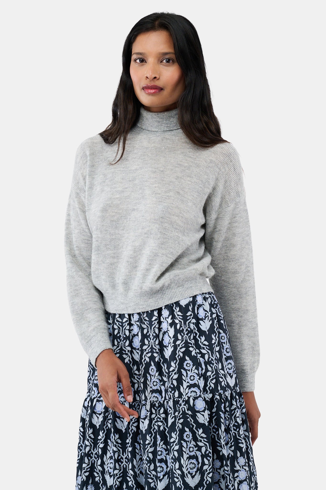 Heather Sequins Felice Sweater