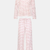 Hearts Long Sleeve Polo Pajamas