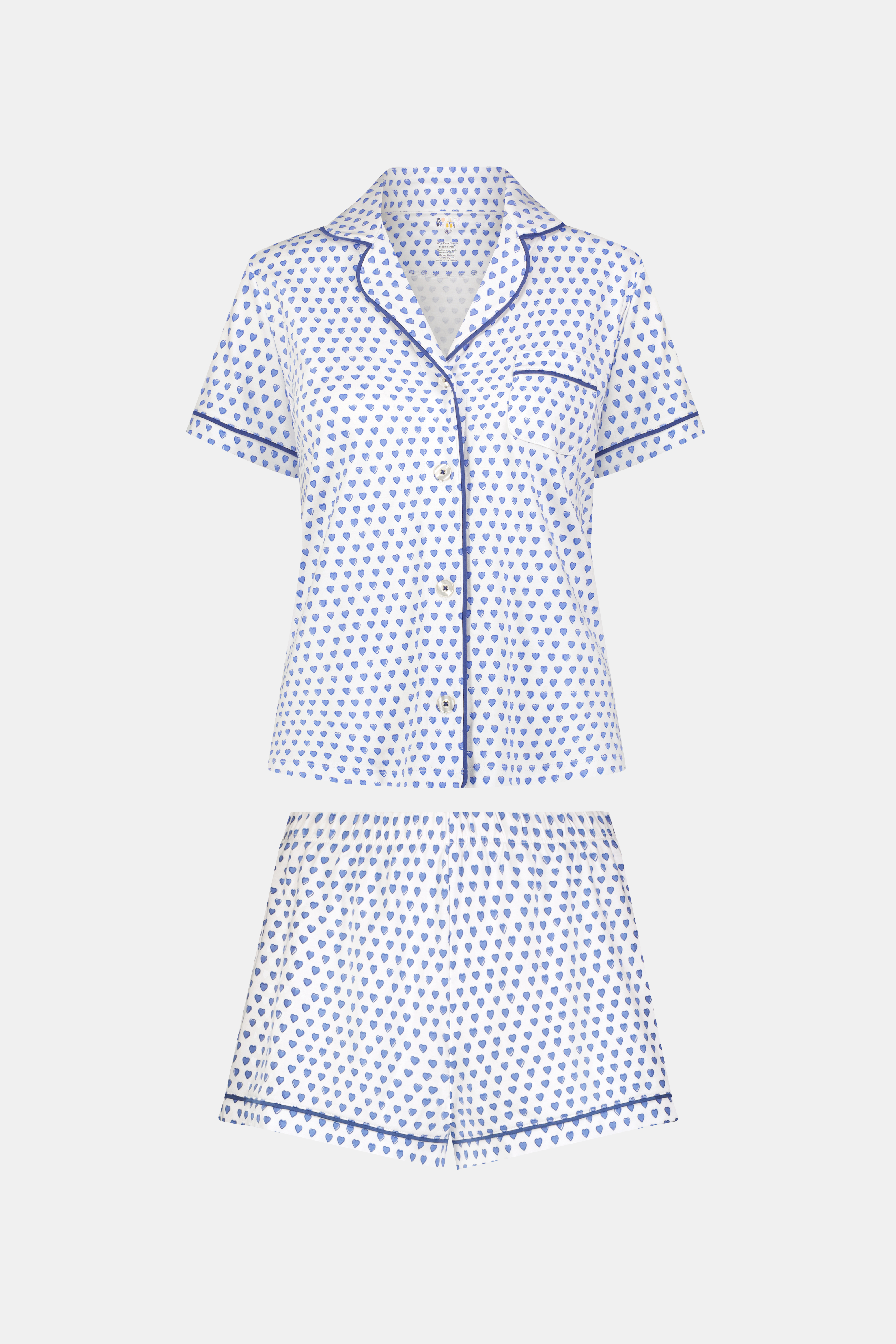 Hearts Polo Pajamas