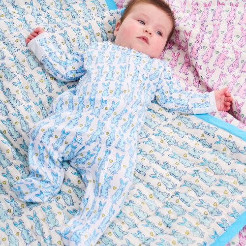Infant Hoppy Zipper Footie