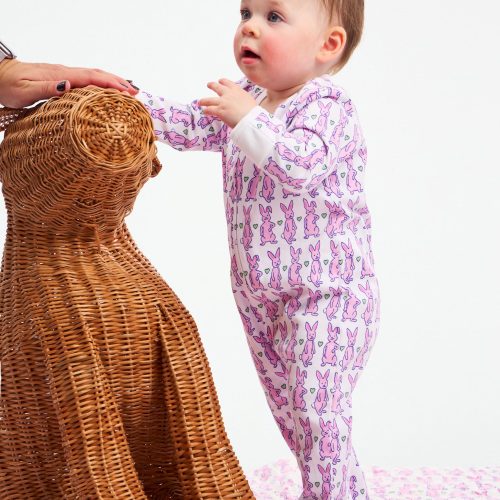 Infant Hoppy Zipper Footie